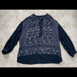 Lucky brand peasant blouse.